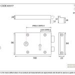 From The Anvil Rim Lock