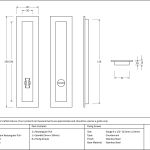 From The Anvil Plain Privacy Rectangular Pull Set
