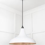 Smooth Copper Frankley Pendant in Flock