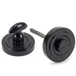 Anvil Round Thumbturn Set (Art Deco)