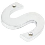 From The Anvil Satin Chrome Letter