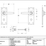 Black Oak Lever Bathroom Set