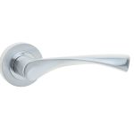 Twirl Door Handles On Rose