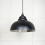 Smooth Nickel Harborne Pendant in Elan Black