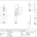 From The Anvil Locking Night-Vent Regency Fastener