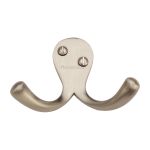 Heritage Brass - Double Coat Hook - V1060