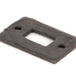 Beeswax Mortice Plate for 4" Cranked Door Bolt