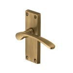 Heritage Brass - Sophia Short Door Handle on Plate