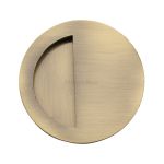 Heritage Brass - Round Half Moon Flush Pull