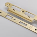 Forend Strike & Fixing Pack To Suit Din Euro Sash/ Bathroom Lock