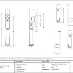 From The Anvil Locking Night-Vent Regency Fastener