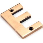 From The Anvil Polished Bronze Letter