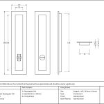 From The Anvil Plain Privacy Rectangular Pull Set