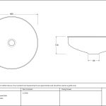 Smooth Brass Round Sink