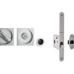 Jedo Bathroom Lock C/W Square Furniture