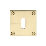 Heritage Brass - Standard Key Escutcheon Square