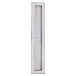 Heritage Brass - Reeded Rectangular Flush Pull