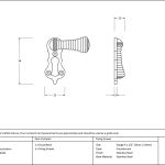 Anvil Beehive Escutcheon