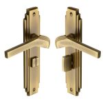 Heritage Brass - Tiffany Door Handle on Plate