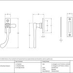 From The Anvil Handmade Peardrop Fastener