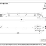 From The Anvil Reeded Stay