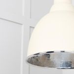 Hammered Nickel Brindley Cluster Pendant in Teasel