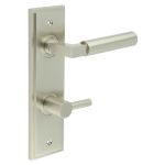 Burlington Westminster Door Handles On Back Plate with Turn & Release