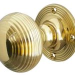 Jedo Reeded Mortice Door Knobs 53mm
