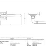From The Anvil Newbury Lever on Rose Set (Square)