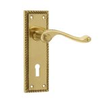 Jedo Georgian Suite Lever on Back Plate
