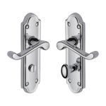 Heritage Brass - Meridian Door Handle on Plate