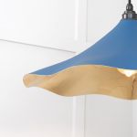 Smooth Brass Flora Pendant in Upstream