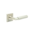 Burlington Piccadilly Knurled Door Handles On Rose