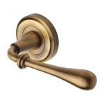 Heritage Brass - Roma Door Handle on Round Rose