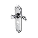Heritage Brass - Lisboa Door Handle on Plate