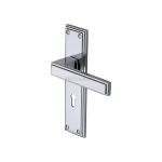 Heritage Brass - Atlantis Door Handle on Plate