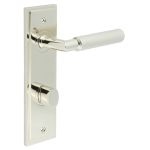 Burlington Piccadilly Knurled Door Handles On Back Plate with Turn & Release