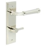 Burlington Highgate Door Handles On Back Plate with Turn & Release