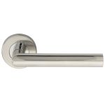 Mitred Round Bar Lever on Sprung Rose