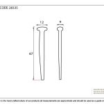 Black Oxide Rosehead Nail (1kg)