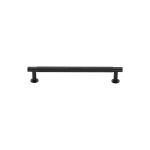 Heritage Brass - Partial Knurled Cabinet Pull Handle with Rose