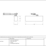 Pewter Size 2-5 Door Closer & Cover