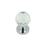Jedo Faceted Glass Mortice Knob