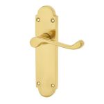 Jedo Epsom Suite Lever on Back Plate