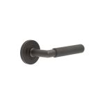 Burlington Piccadilly Knurled Door Handles On Rose