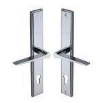 Heritage Brass - Gio LH Door Handle on Plate