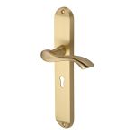 Heritage Brass - Algarve Long Door Handle on Plate