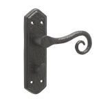 Antique Royal Suite Lever on Back Plate