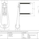 Anvil Loop Door Knocker