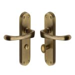 Heritage Brass - Gloucester Door Handle on Plate